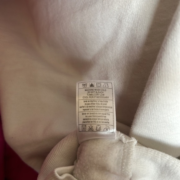 Hurley Full Zip Hoodie with Stud Details Off-White Jacket Size Small - Picture 11 of 12